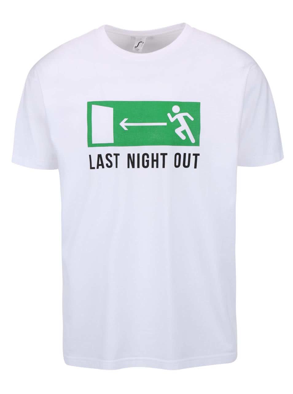 Bílé pánské triko ZOOT Originál - Last Night Out