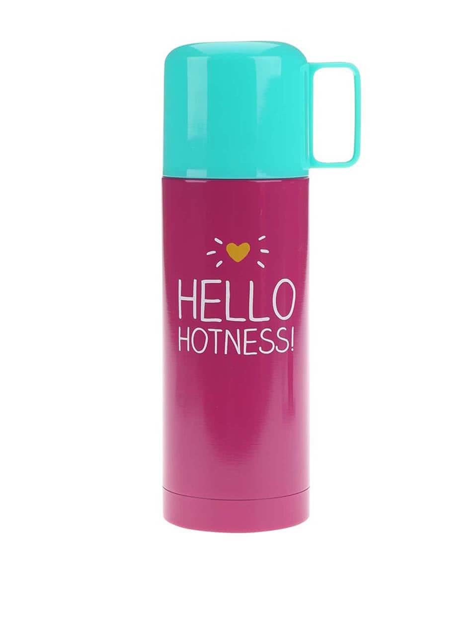 Růžová termoska Happy Jackson Flask Hello Hotness