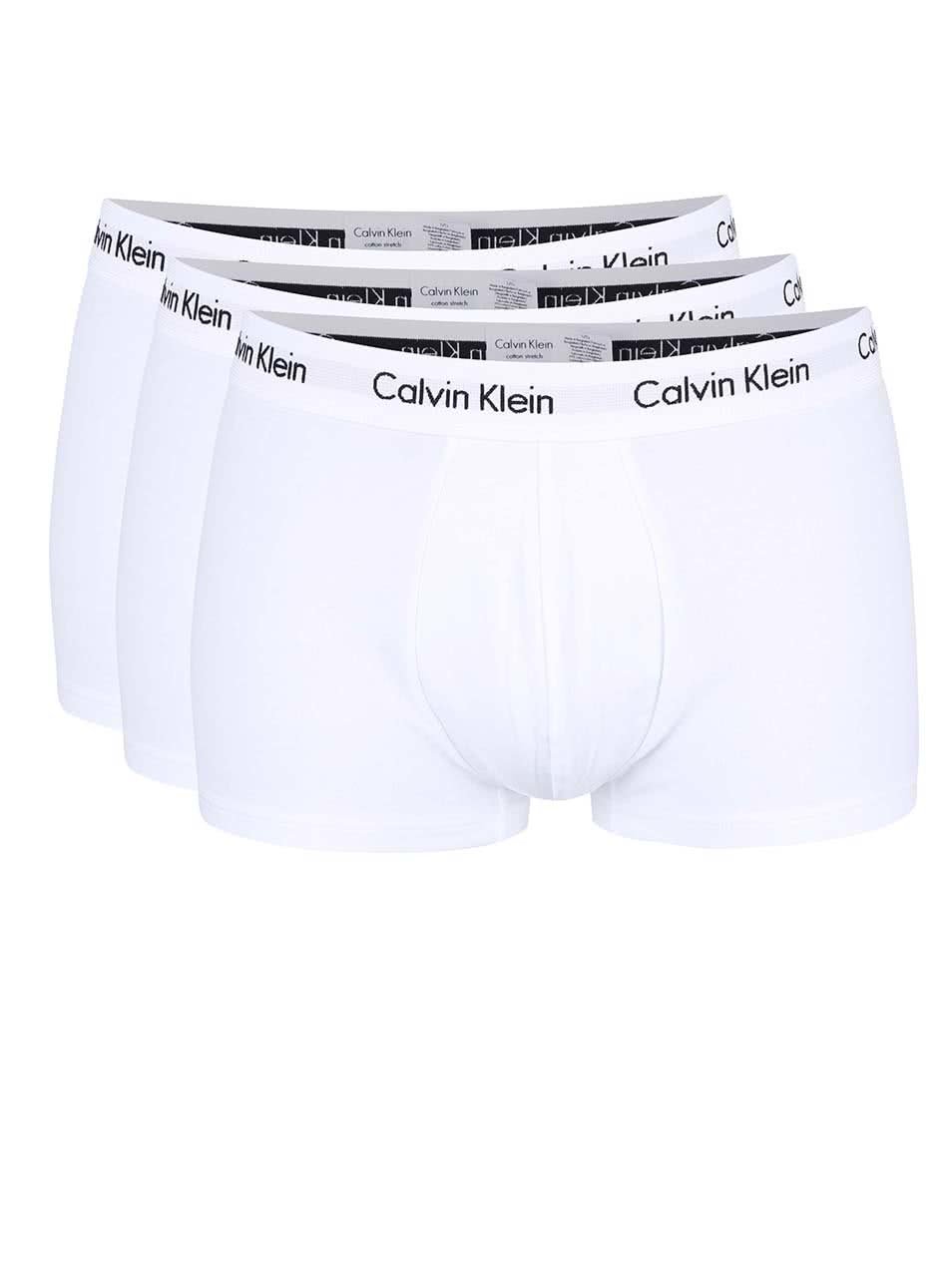 Sada tří bílých boxerek Calvin Klein
