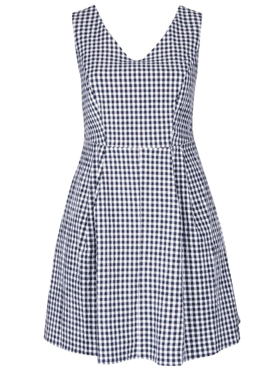 Modro-bílé vzorované šaty Dorothy Perkins Curve