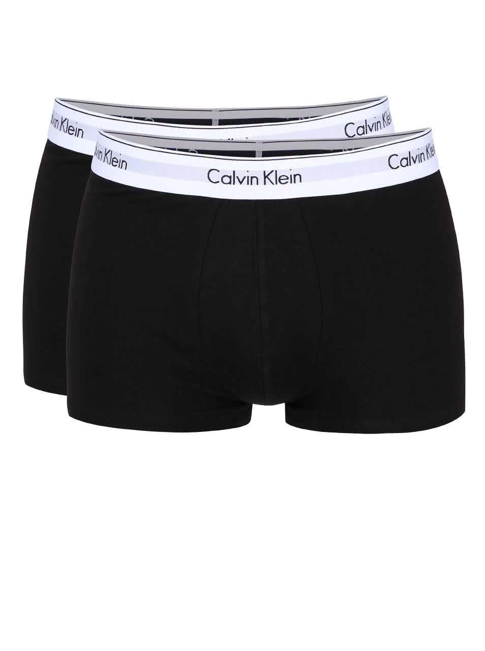 Sada dvou černých boxerek Calvin Klein