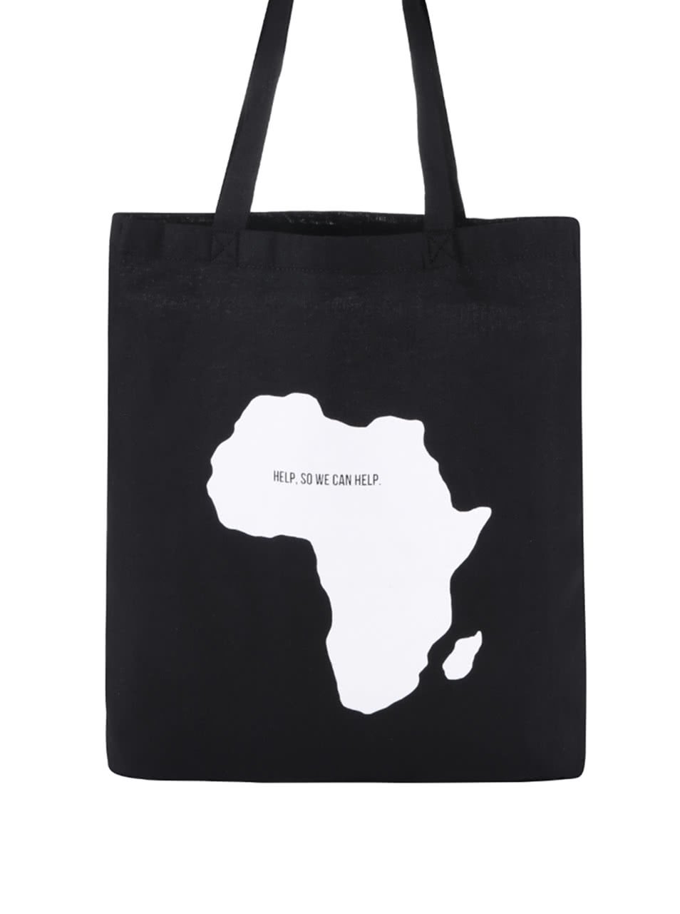 "Dobrá" černá unisex taška pomáhá Tanzánii