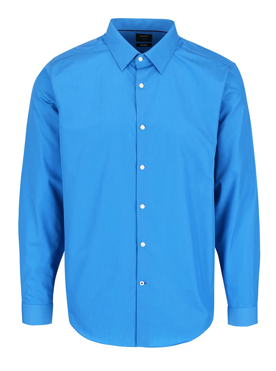 Modrá formální slim fit košile Burton Menswear London