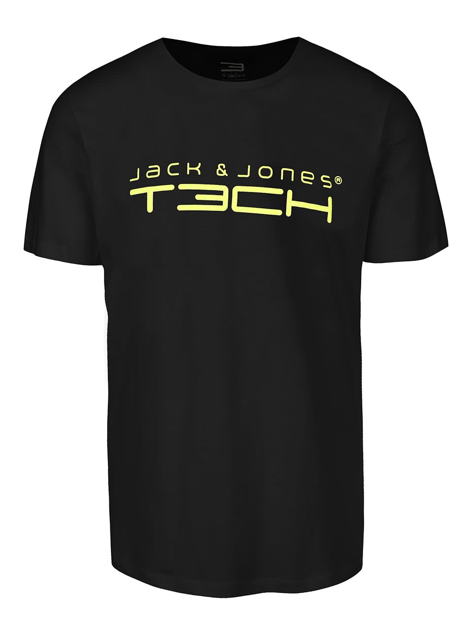 Černé triko s nápisem Jack & Jones Foam