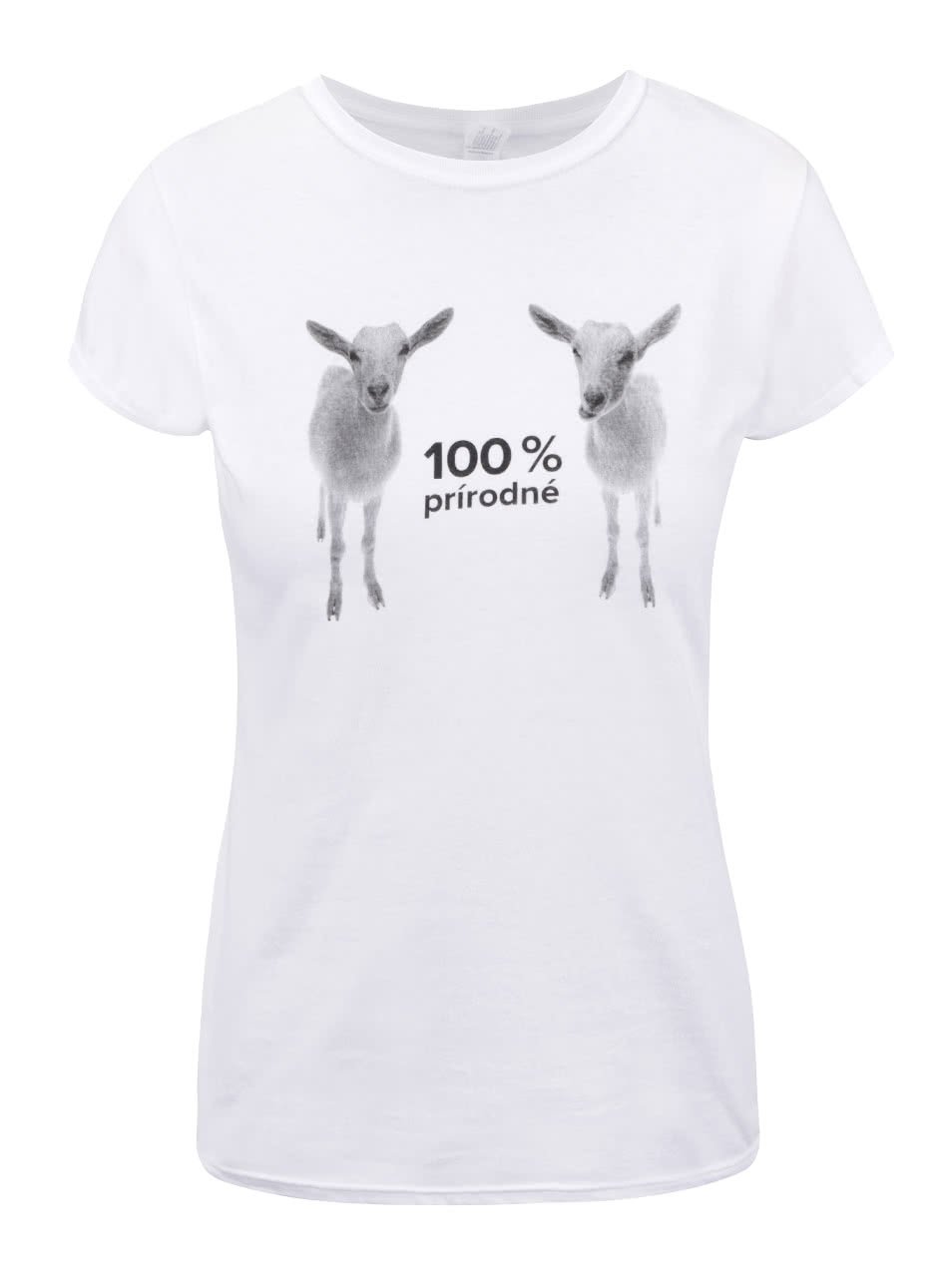 Bílé dámské tričko ZOOT Originál 100 % prírodné kozy