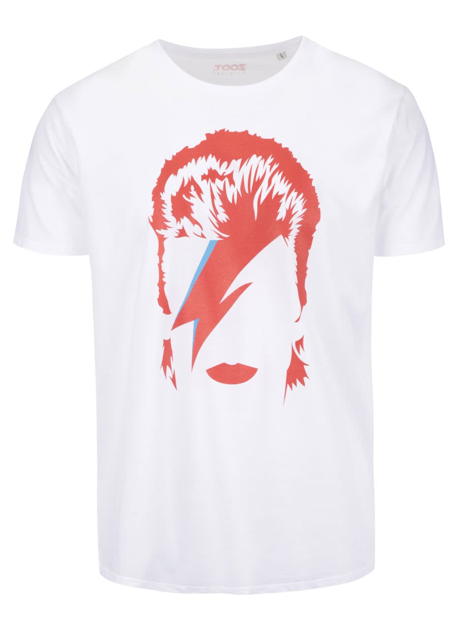 Bílé pánské triko s potiskem ZOOT Originál Bowie