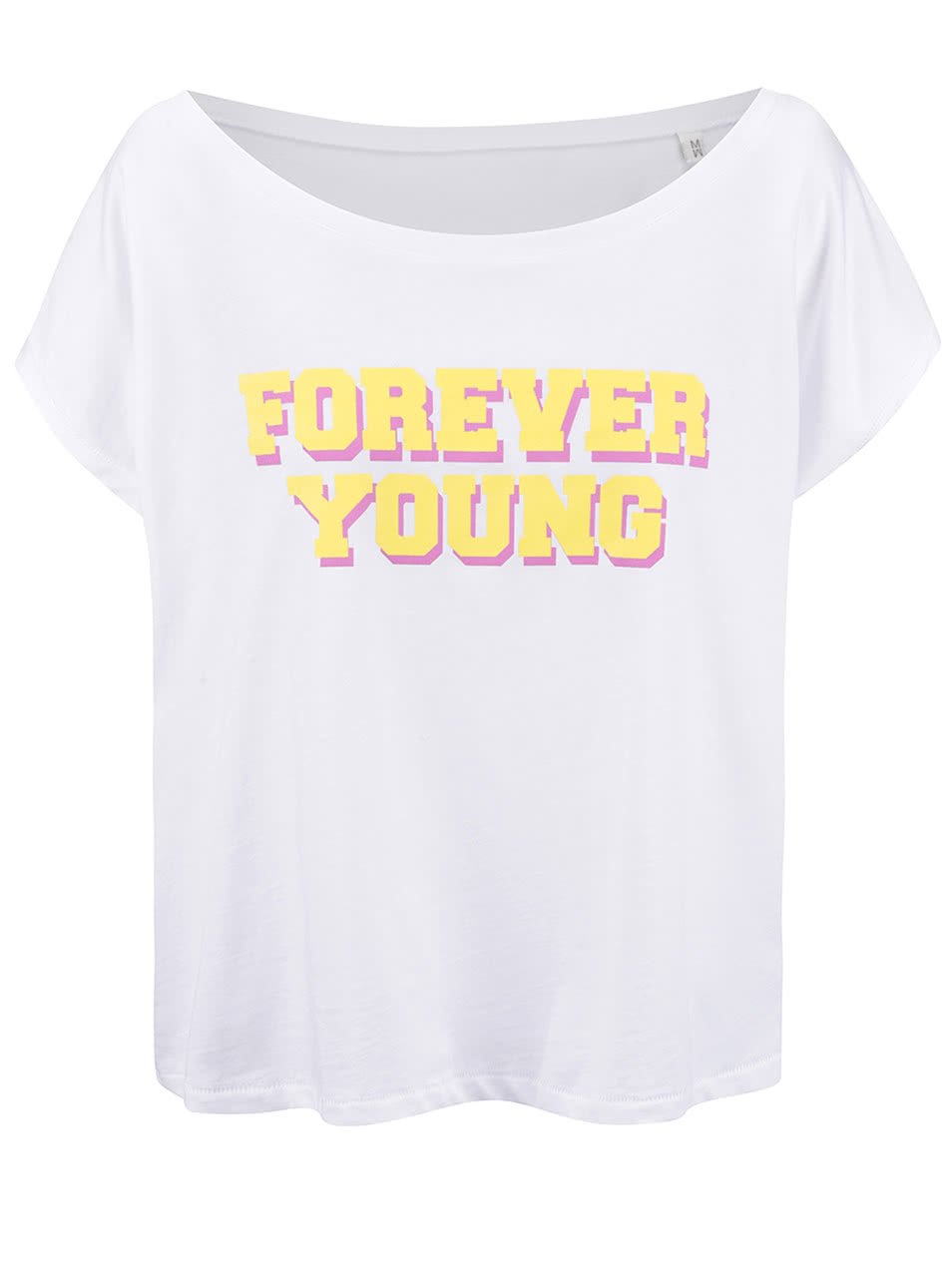 Bílé dámské volnější tričko ZOOT Originál Forever Young