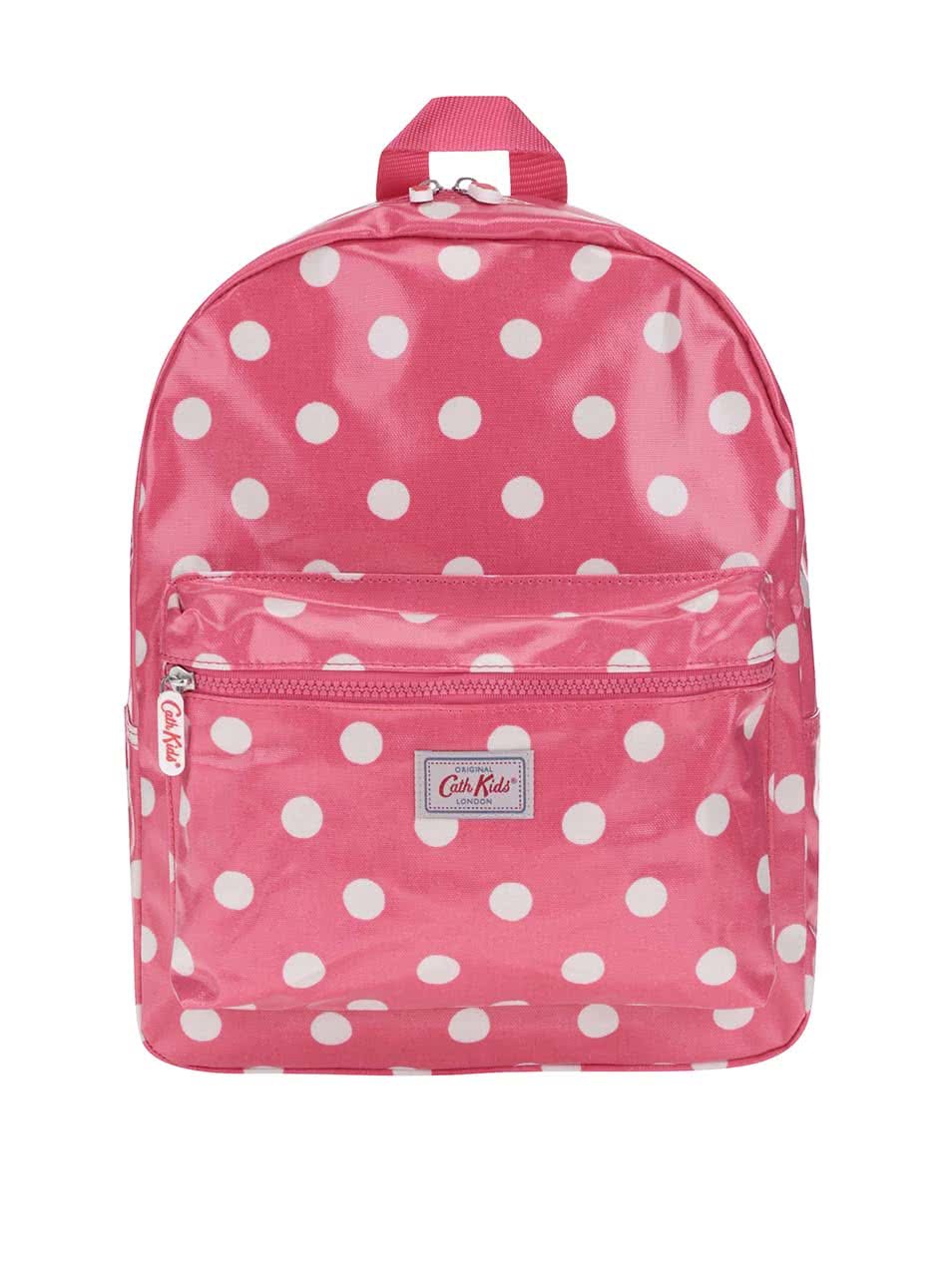 Růžový dívčí batoh s bílými puntíky Cath Kidston