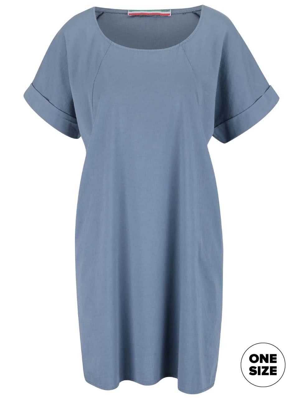 Světle modré šaty s krátkým rukávem ZOOT Simple