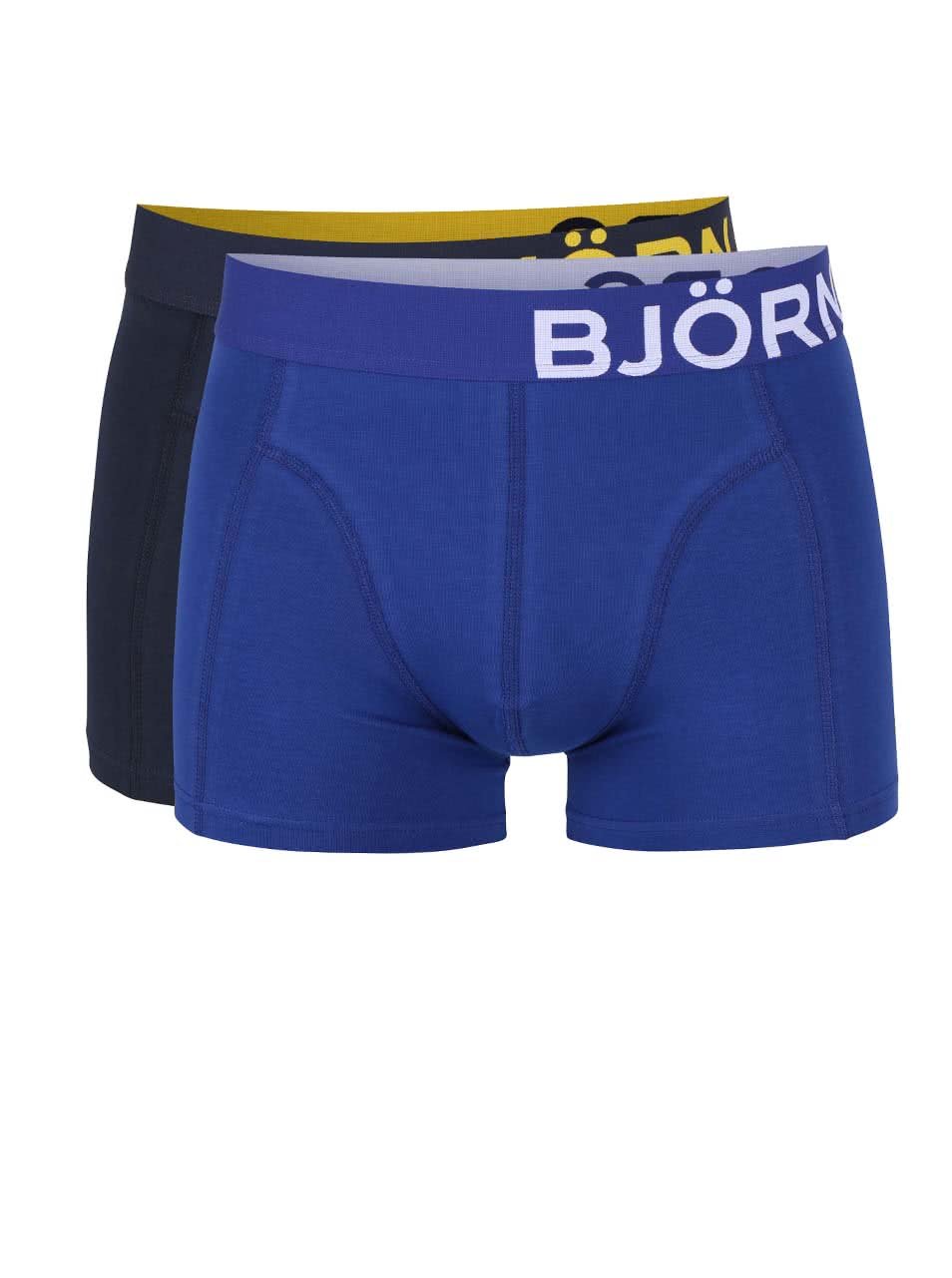 Sada dvou modrých a šedých boxerek Björn Borg
