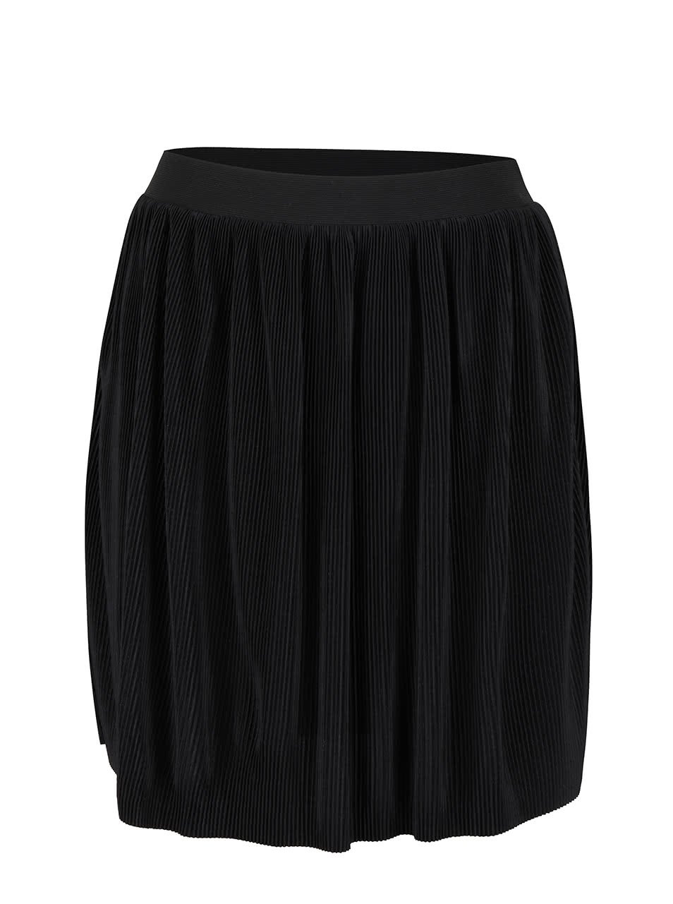 Černá plisovaná sukně se spodničkou VILA Plissa