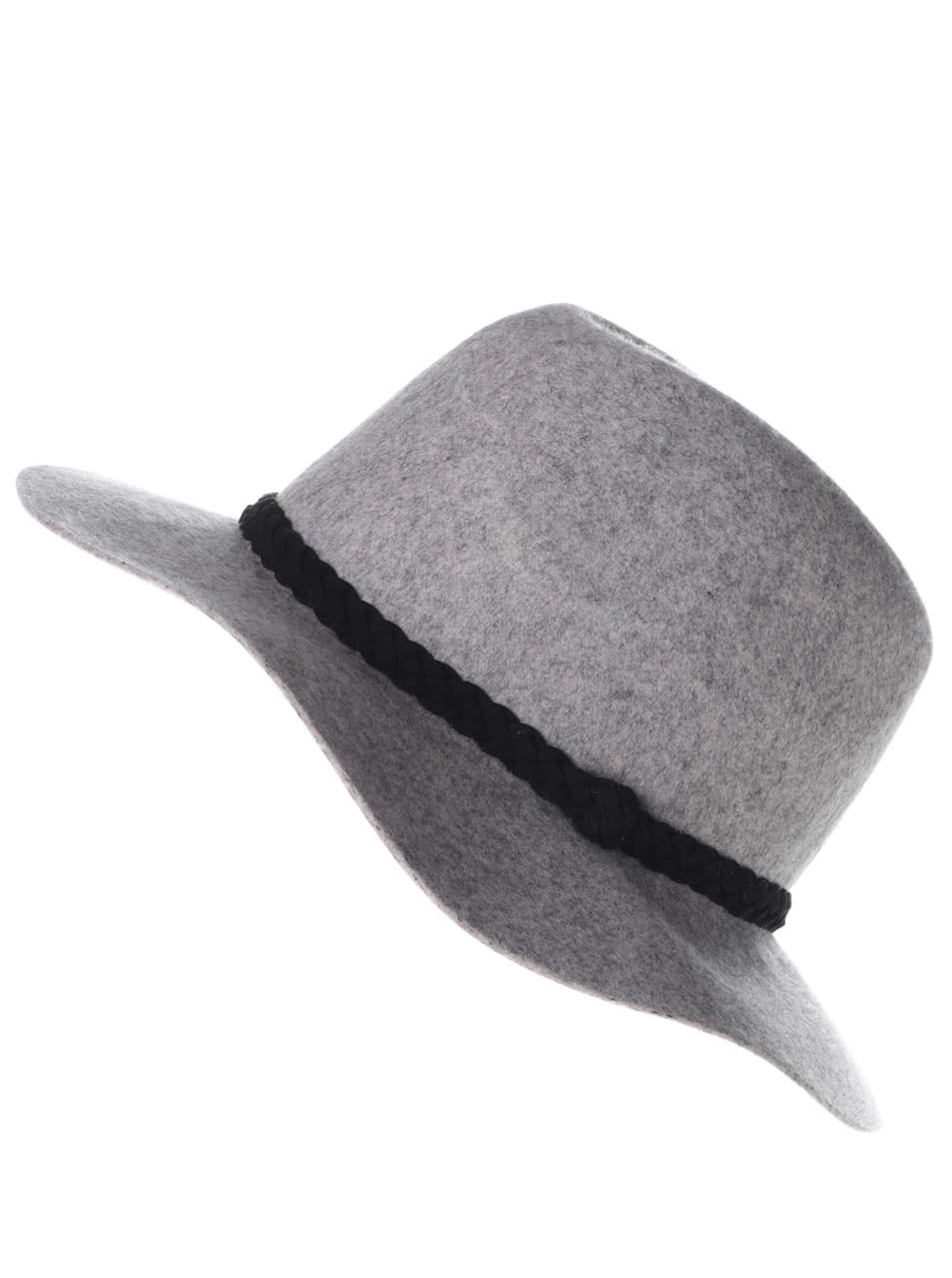 Světle šedý klobouk s páskem Vero Moda Dana