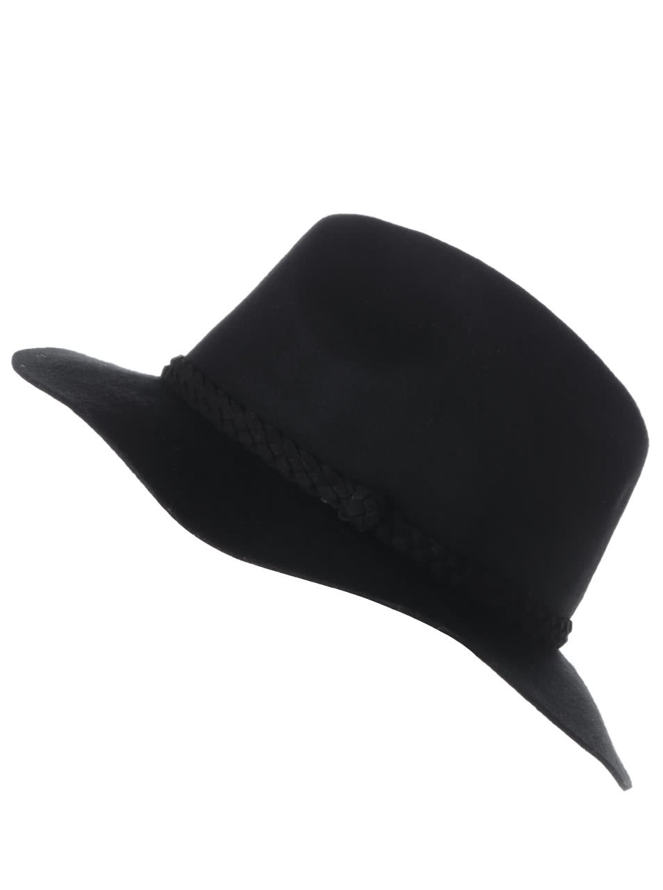 Černý klobouk s páskem Vero Moda Dana