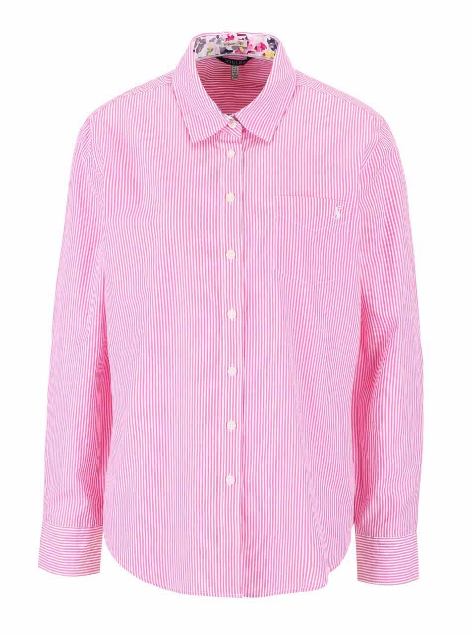 Růžová dámská pruhovaná košile Tom Joule Lucie