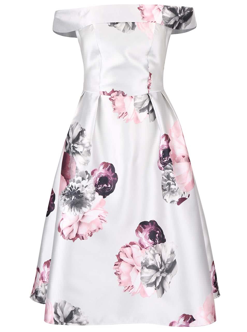 Krémové šaty s květinovým vzorem Dorothy Perkins