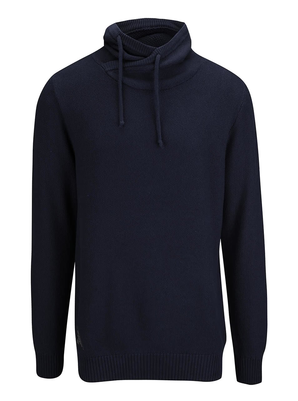Tmavě modrý pánský svetr s vysokým límcem Ragwear Moose Organic