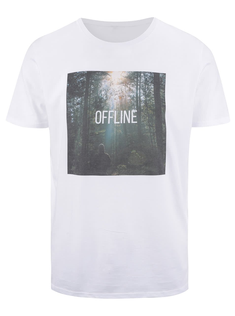 Bílé pánské triko ZOOT Originál Offline