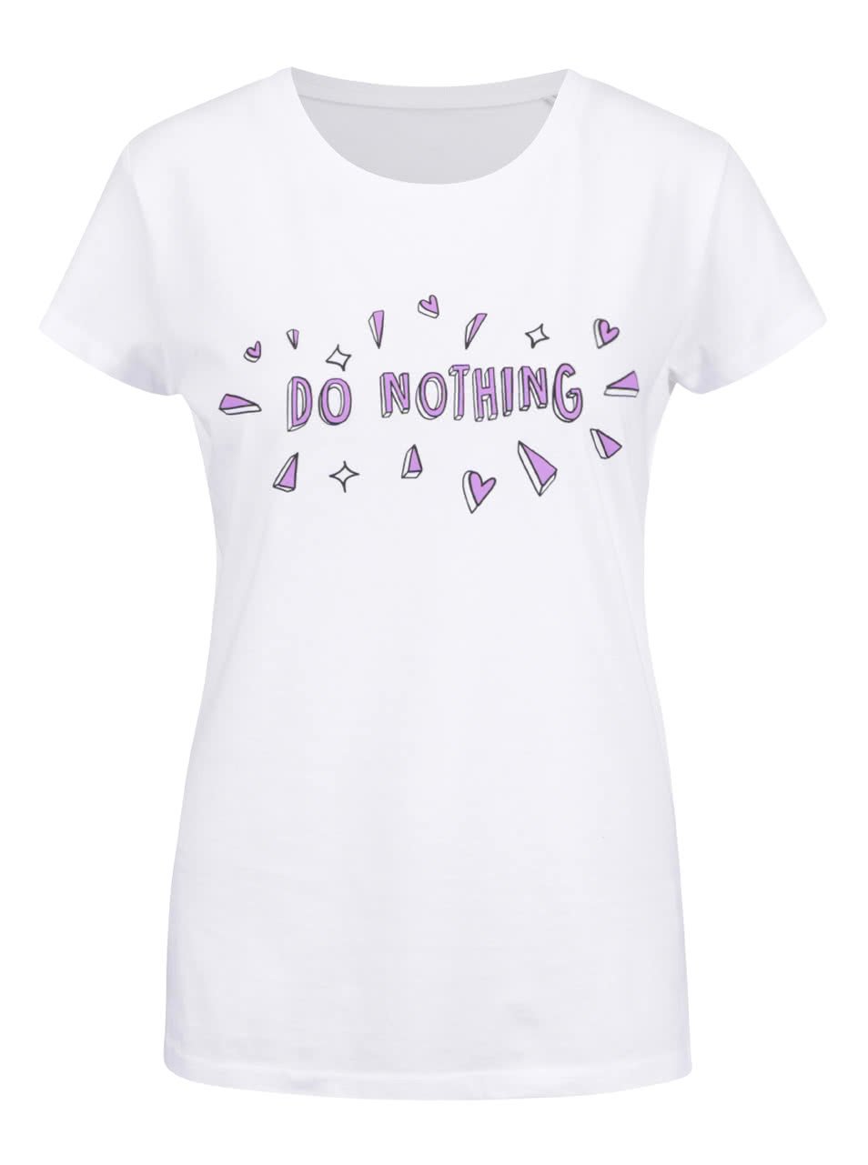Bílé dámské tričko ZOOT Original Do Nothing
