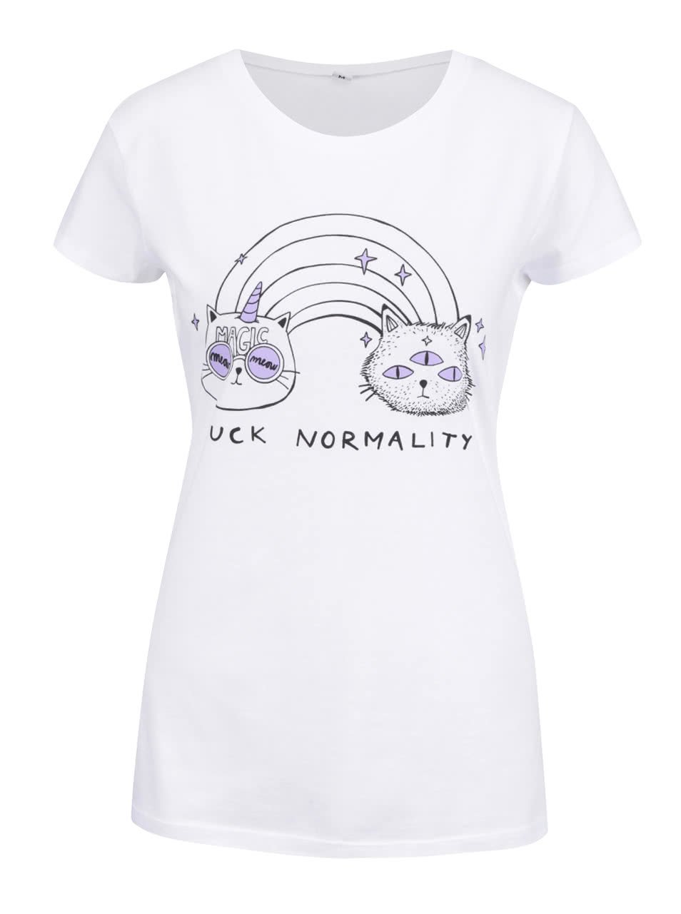 Bílé dámské tričko ZOOT Original Fuck Normality