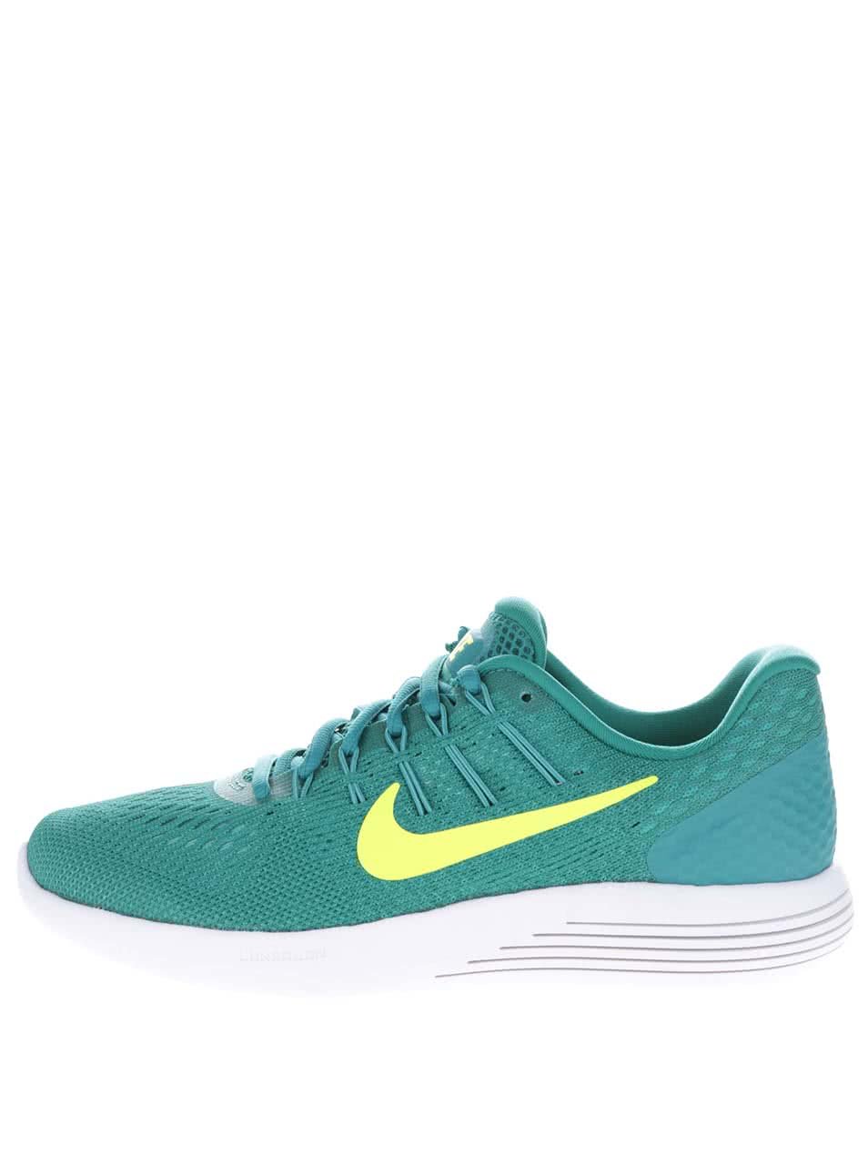 Zelené perforované dámské tenisky Nike Lunarglide 8