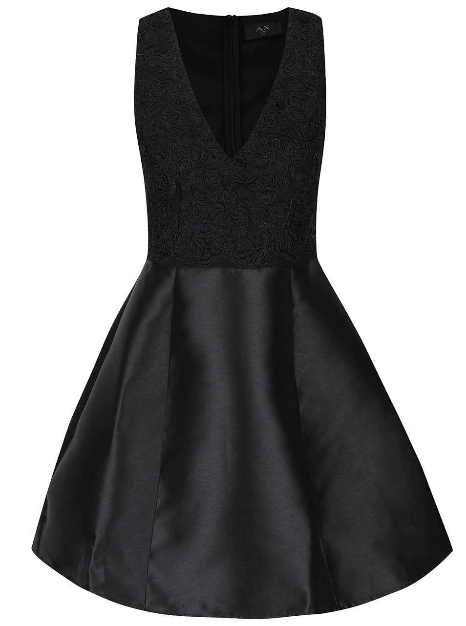 Černé šaty s krajkou AX Paris