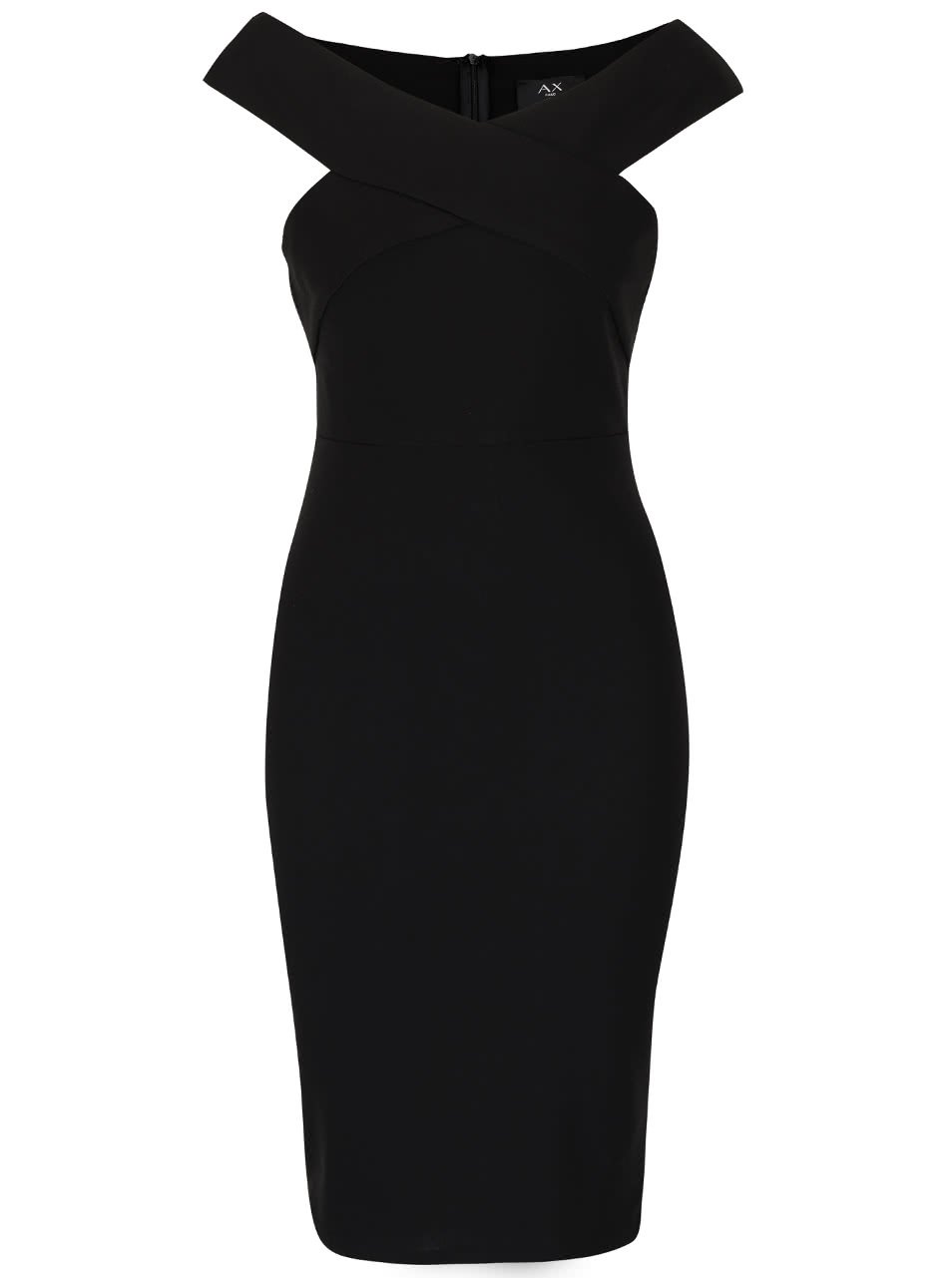 Černé vykrojené šaty AX Paris