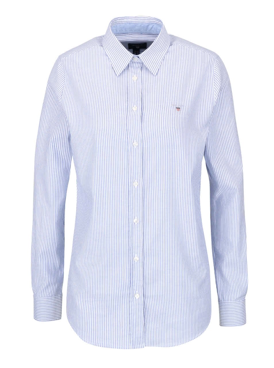 Bílo-modrá dámská pruhovaná košile GANT