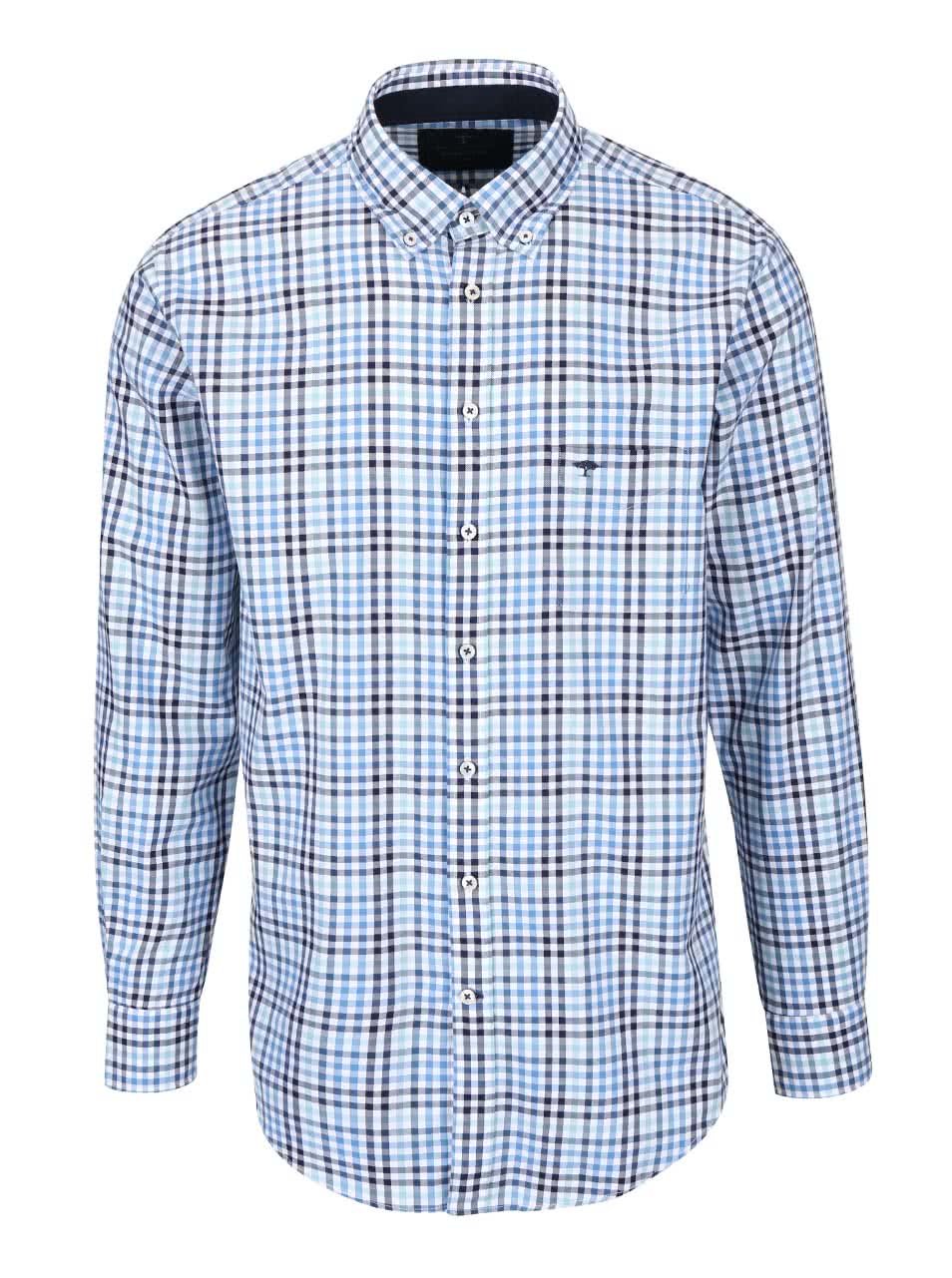 Bílo-modrá kostkovaná košile Fynch-Hatton