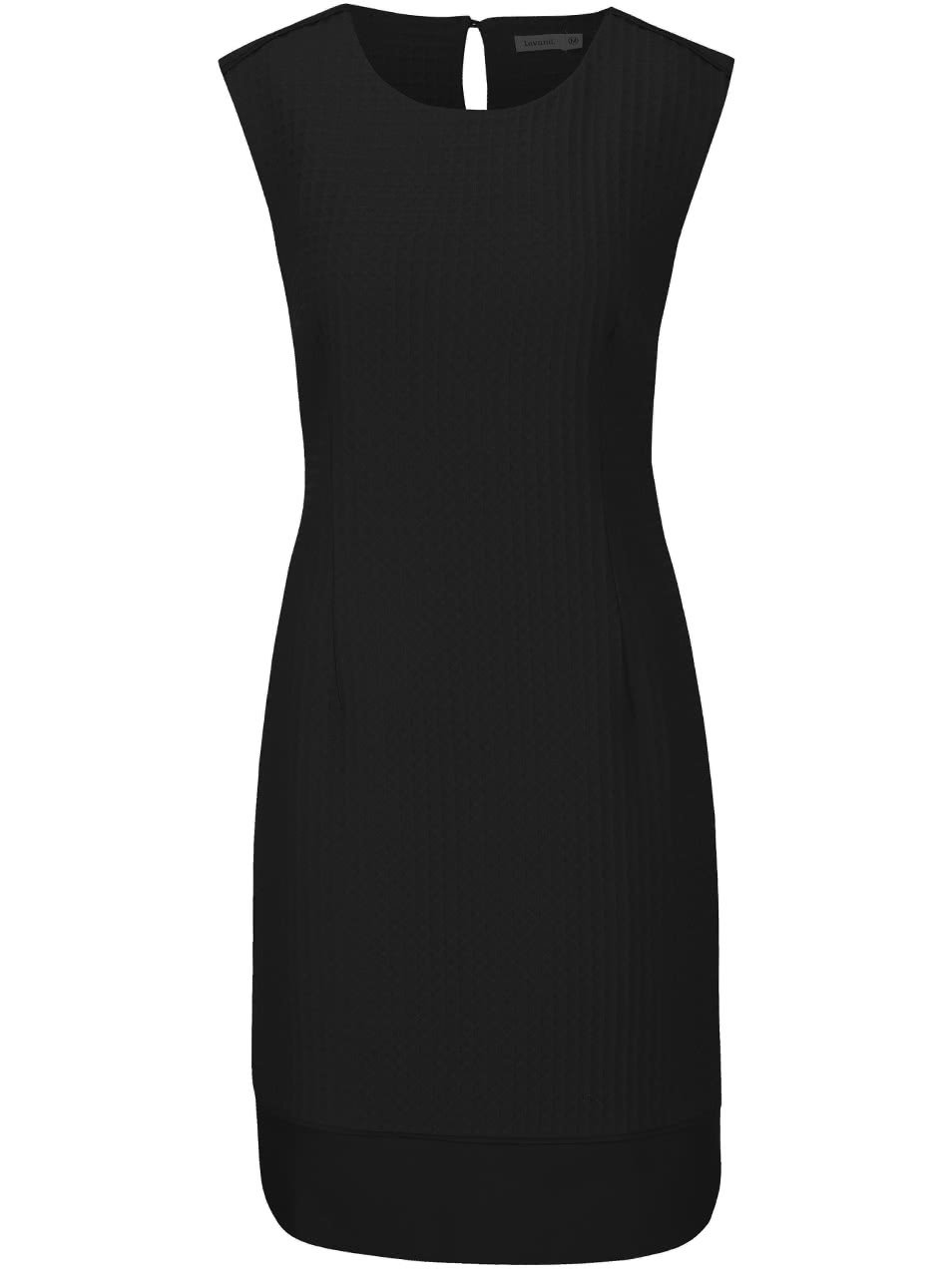 Černé šaty s jemným vzorem Lavand