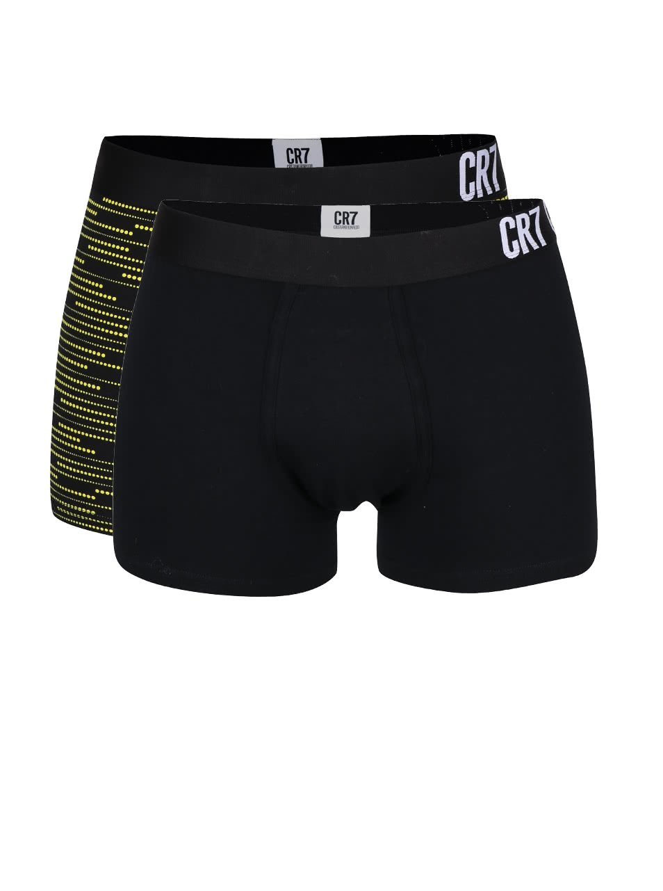 Sada dvou boxerek v černé a barevné kombinaci CR7