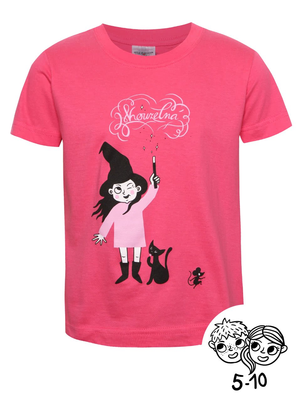 Růžové holčičí tričko s potiskem ZOOT Kids Kouzelnice