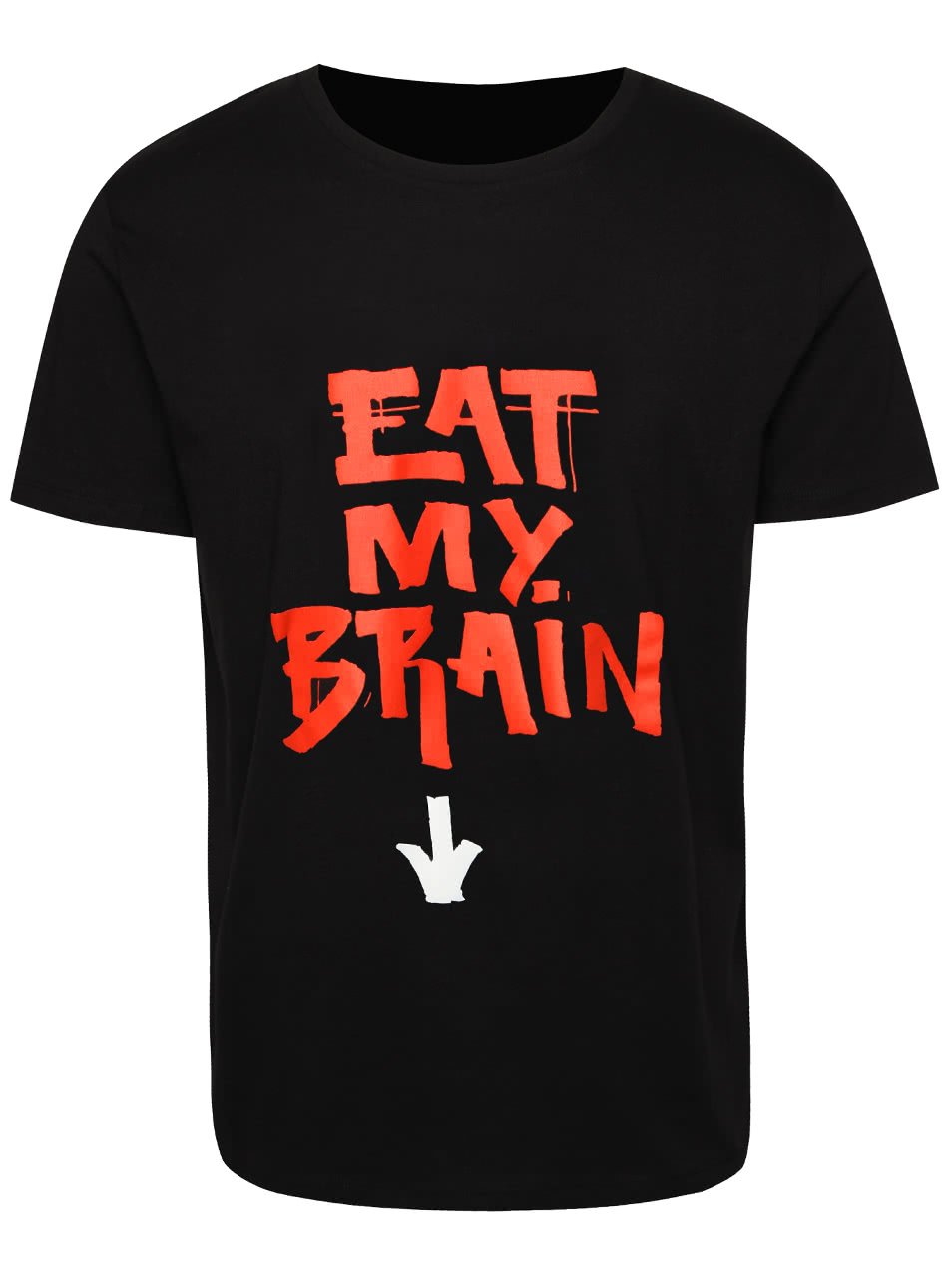 Černé pánské triko s nápisem ZOOT Originál Eat My Brain
