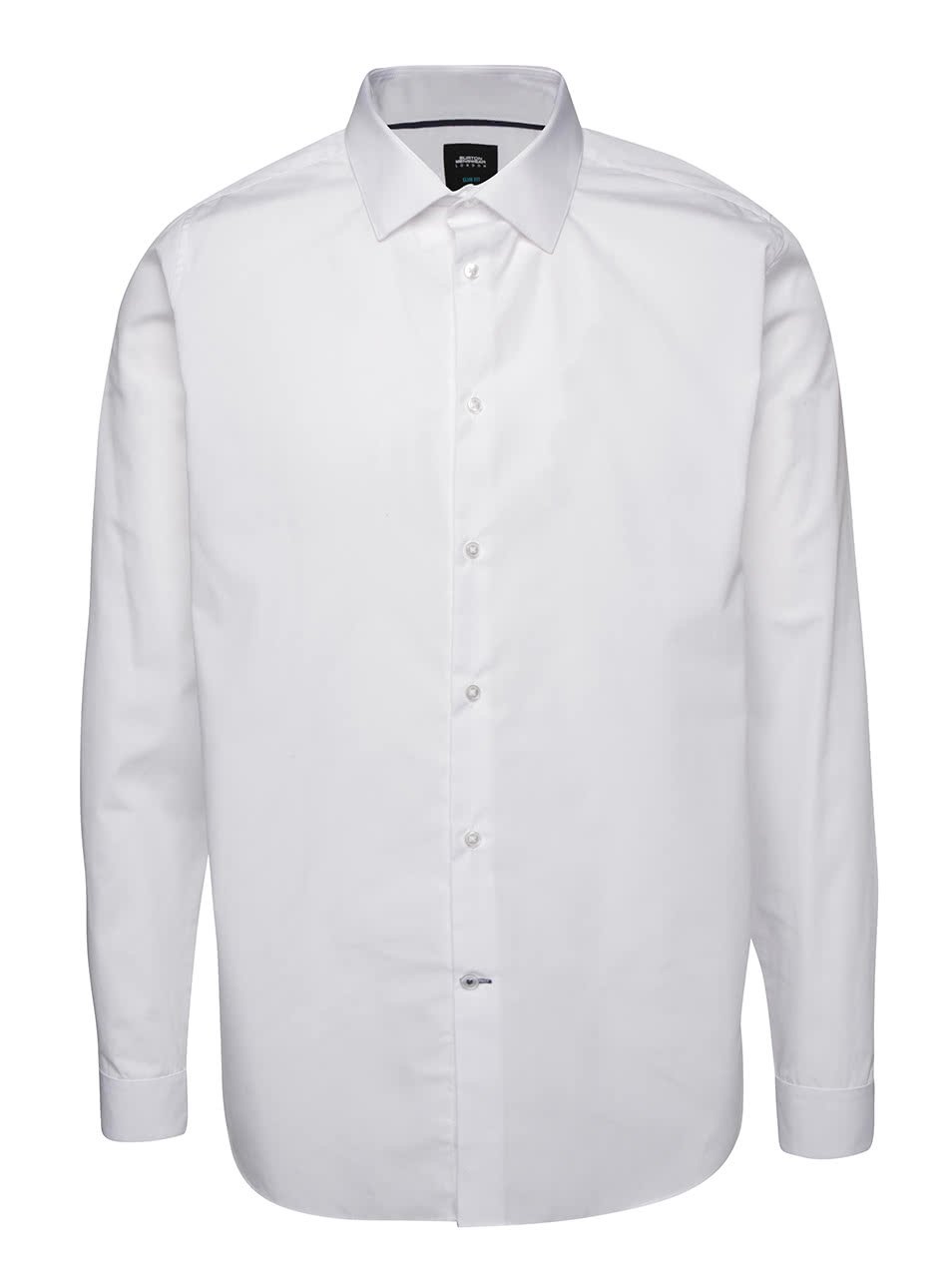 Bílá formální slim fit košile Burton Menswear London