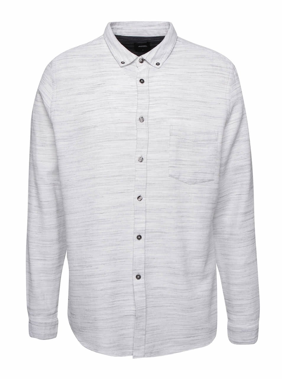 Krémová žíhaná košile Burton Menswear London