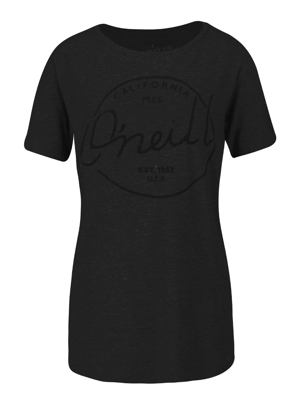 Černé dámské tričko s potiskem O'Neill Base Brand