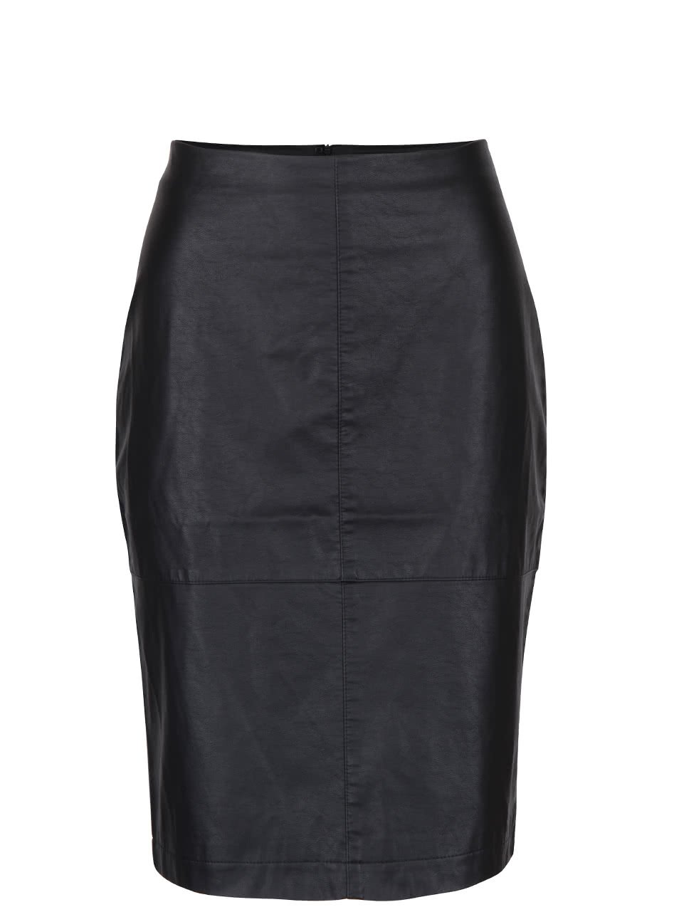 Černá koženková sukně PEP Faya