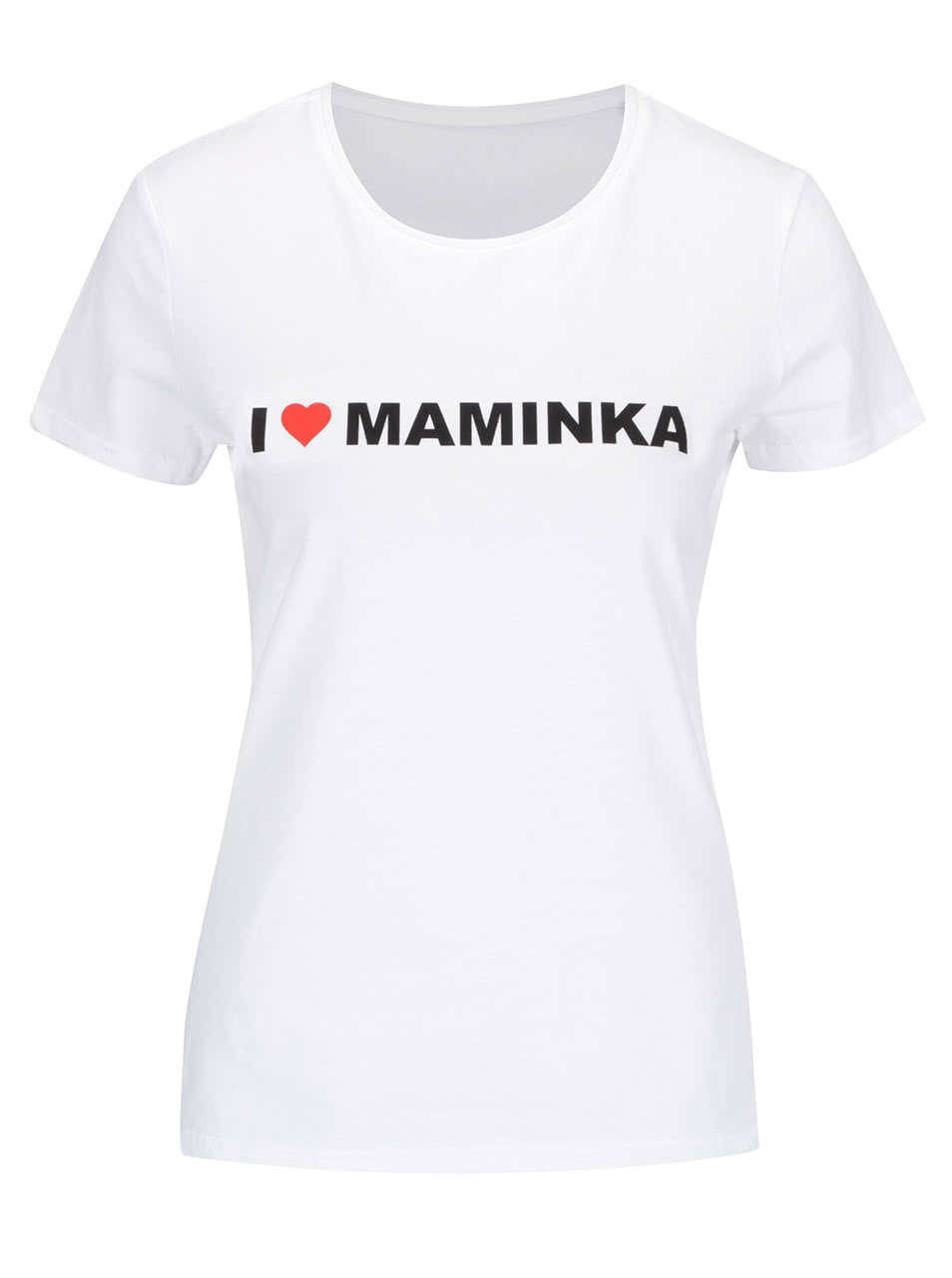 Bílé dámské tričko s potiskem ZOOT Originál I Love Maminka