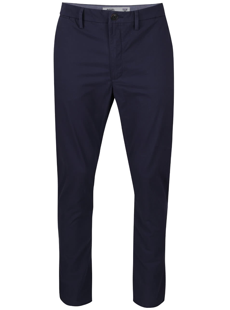 Tmavě modré chino kalhoty Burton Menswear London