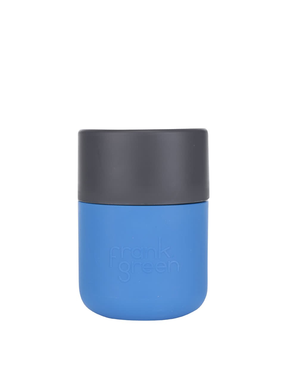 Modrý SmartCup s šedým víčkem Frank Green 230 ml