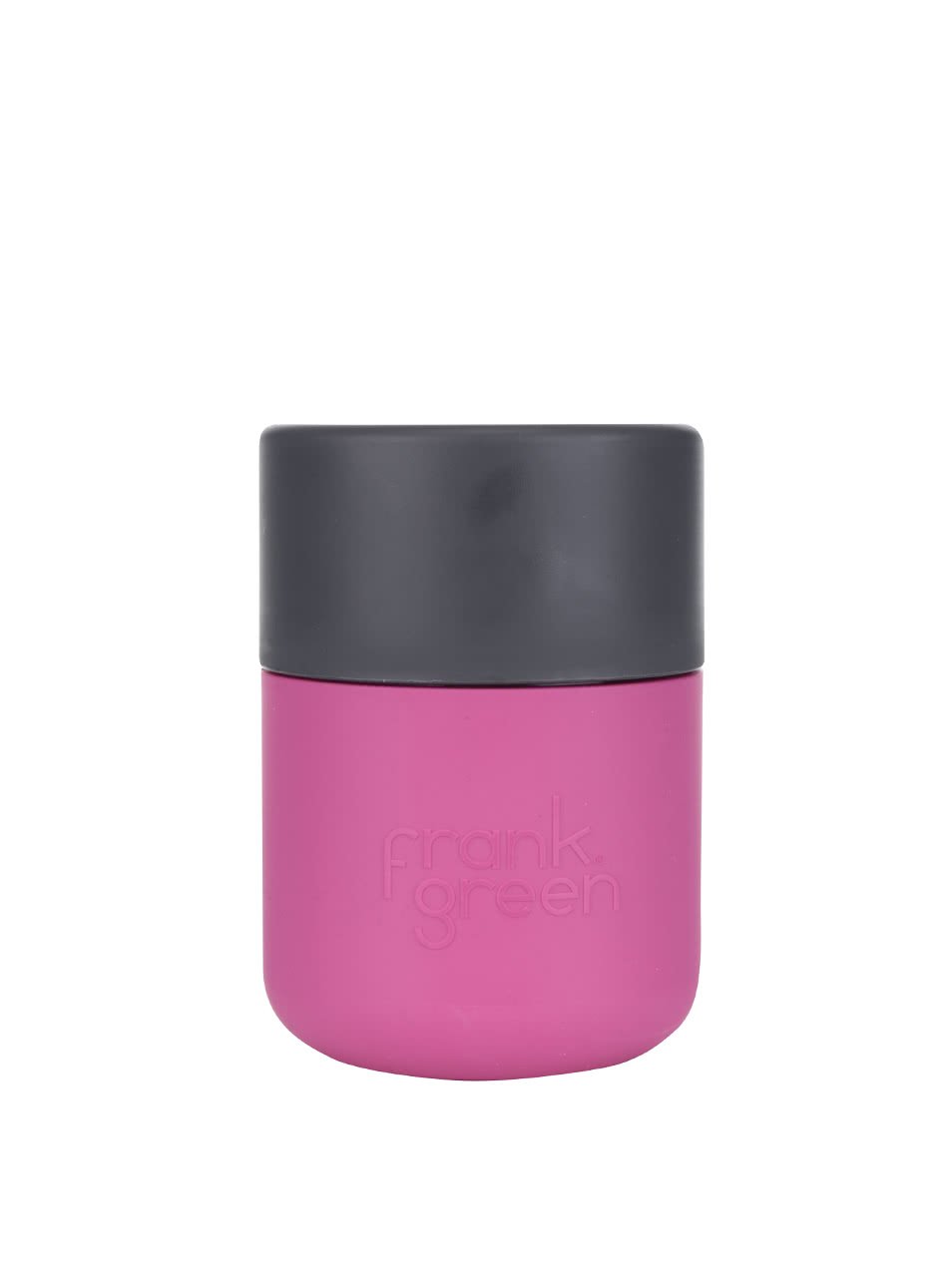Růžový SmartCup s šedým víčkem Frank Green 230 ml