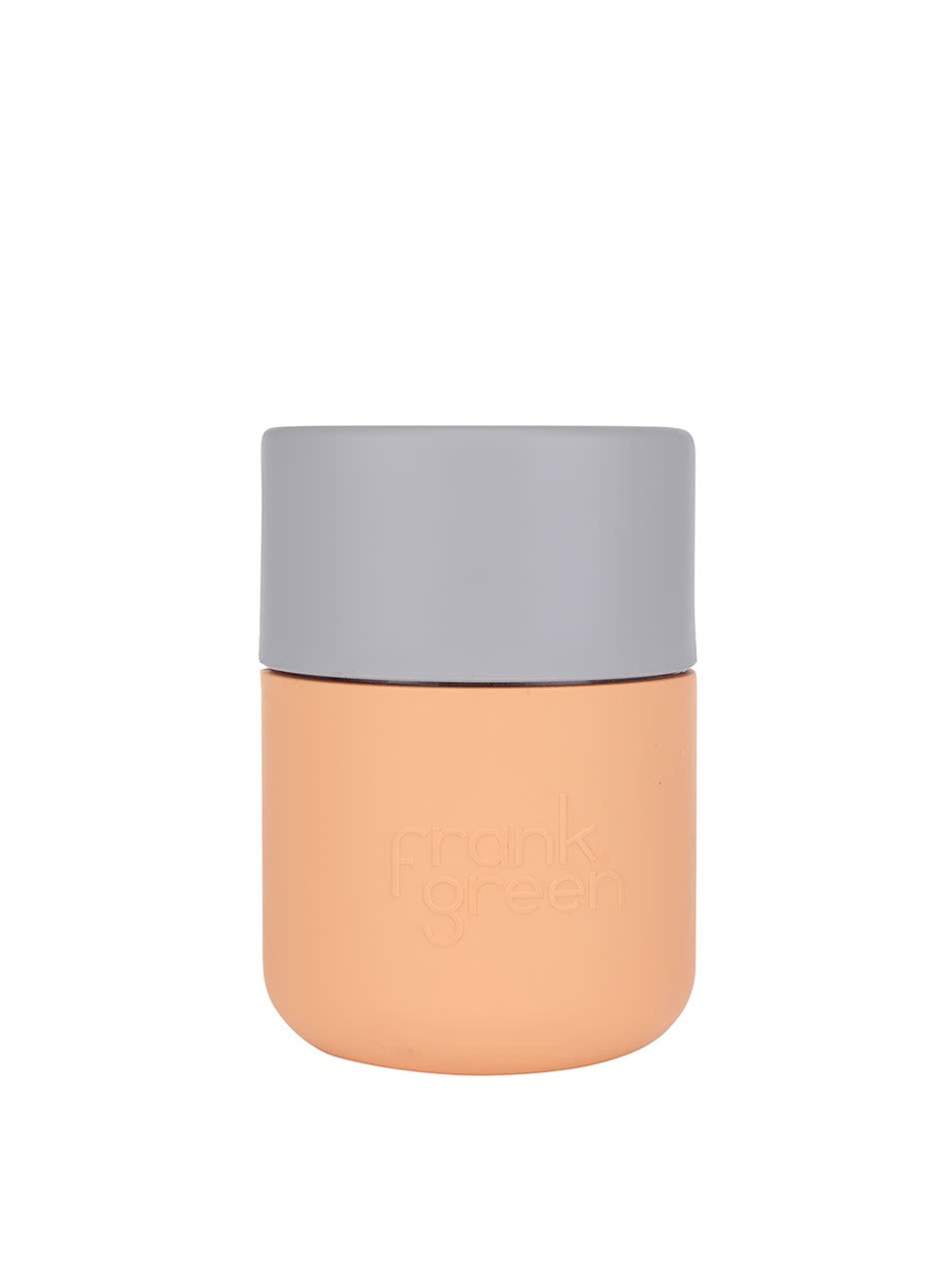 Oranžový SmartCup s šedým víčkem Frank Green 230 ml