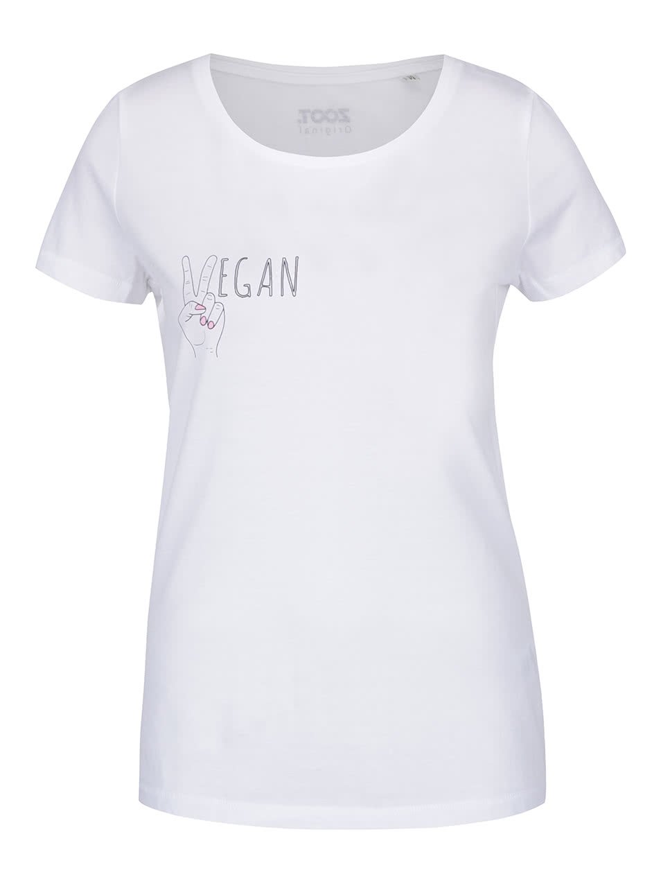 Bílé dámské tričko ZOOT Originál Vegan
