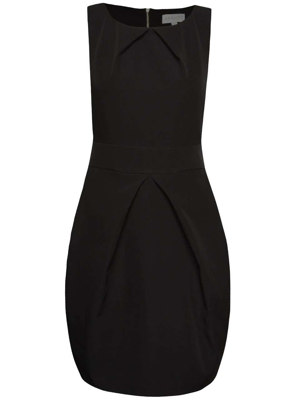 Černé šaty s mašlí Apricot