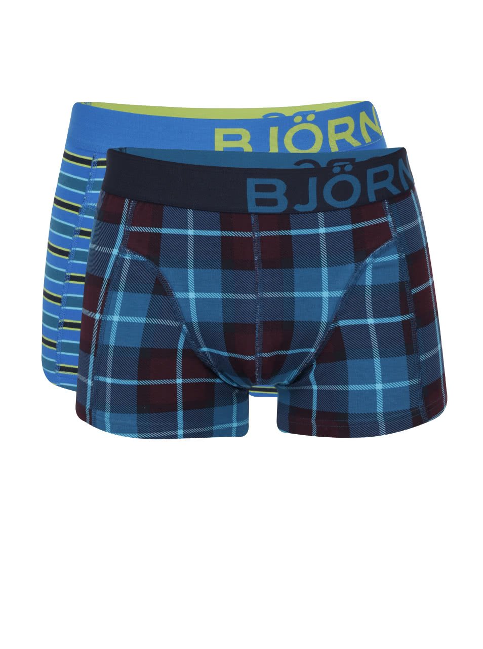 Sada dvou modrých vzorovaných boxerek Björn Borg