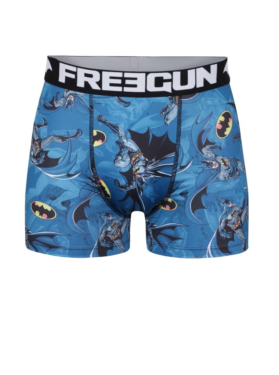 Modré boxerky s motivy Batman Freegun