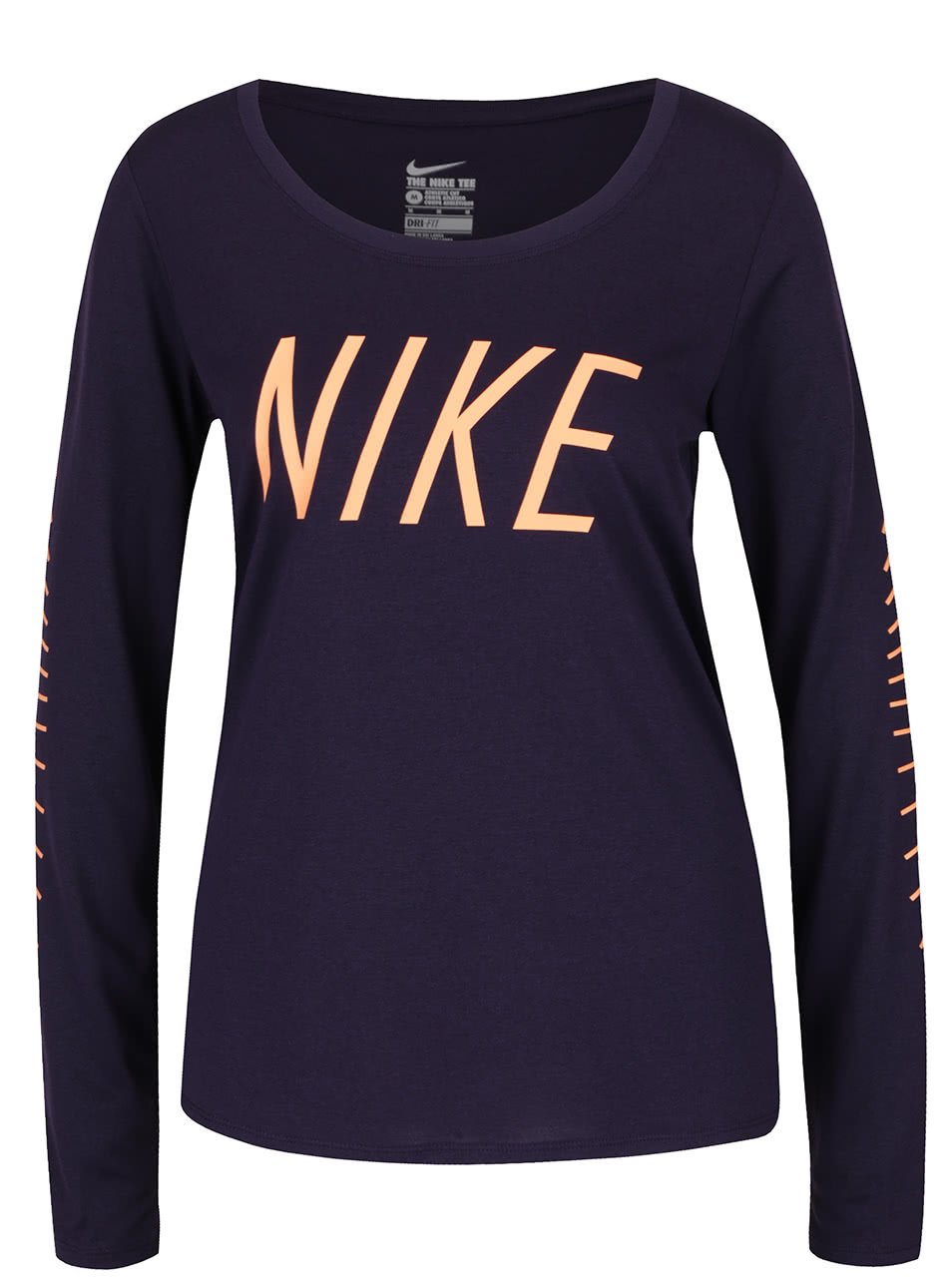 Fialové dámské funkční tričko Nike Dry Training