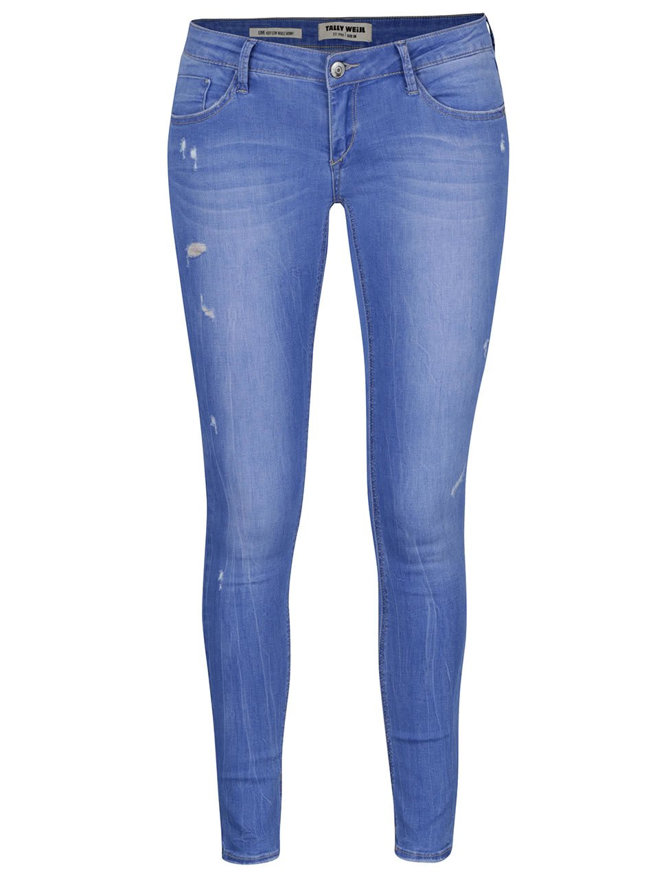 Modré skinny džíny s nízkým pasem TALLY WEiJL