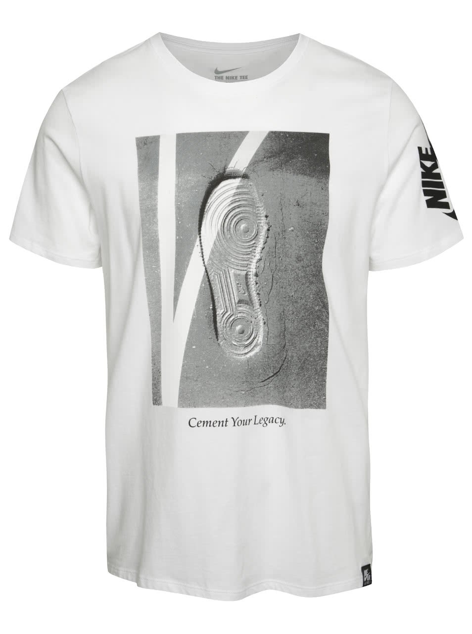 Bílé pánské triko s potiskem Nike Art