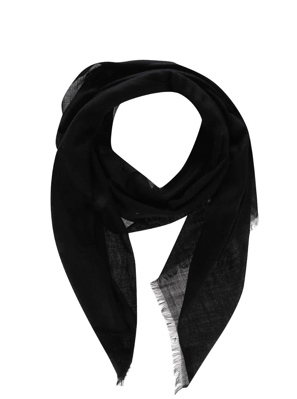 Černý dámský vlněný šátek Pietro Filipi