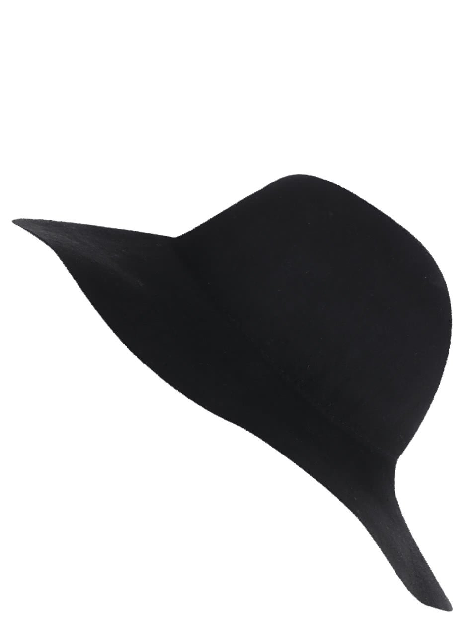 Černý vlněný klobouk Pieces Dylan Dilla